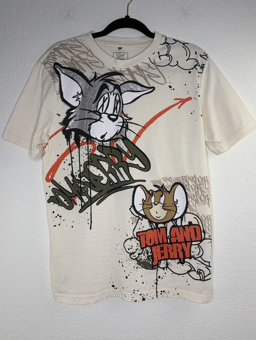 Tom And Jerry Grafitti Style Graphic Medium